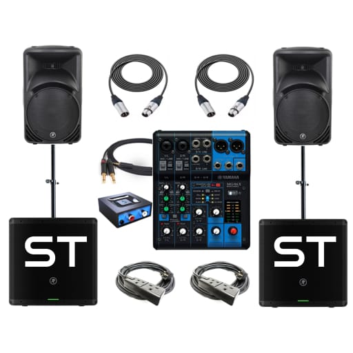 Hire speakers with subs