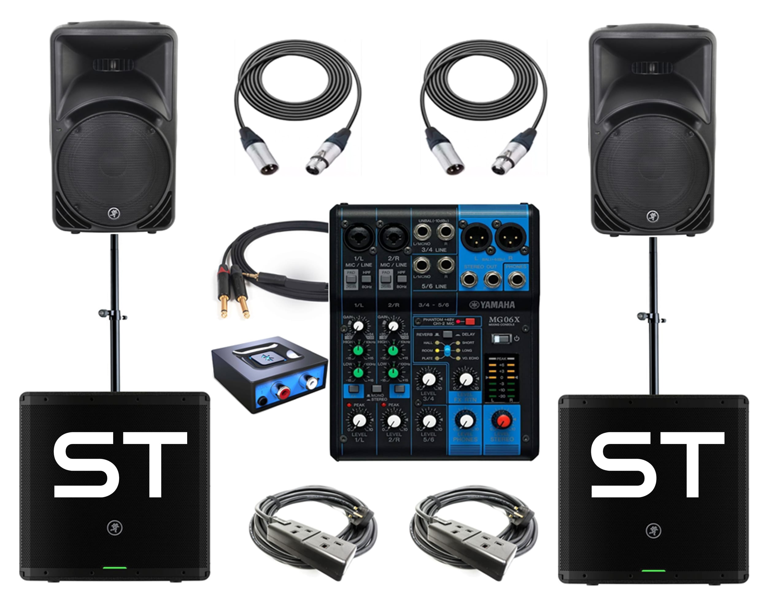 Hire speakers with subs