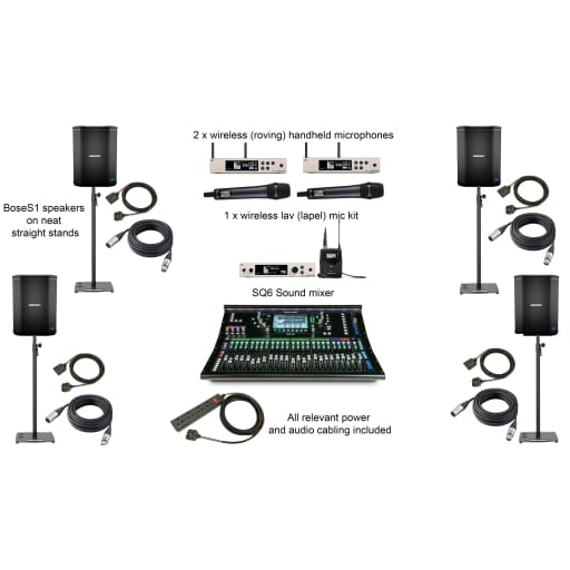 conference pa system hire