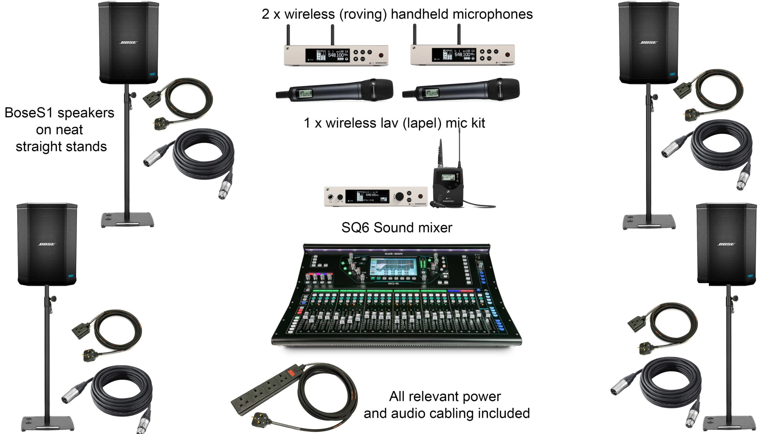 conference pa system hire